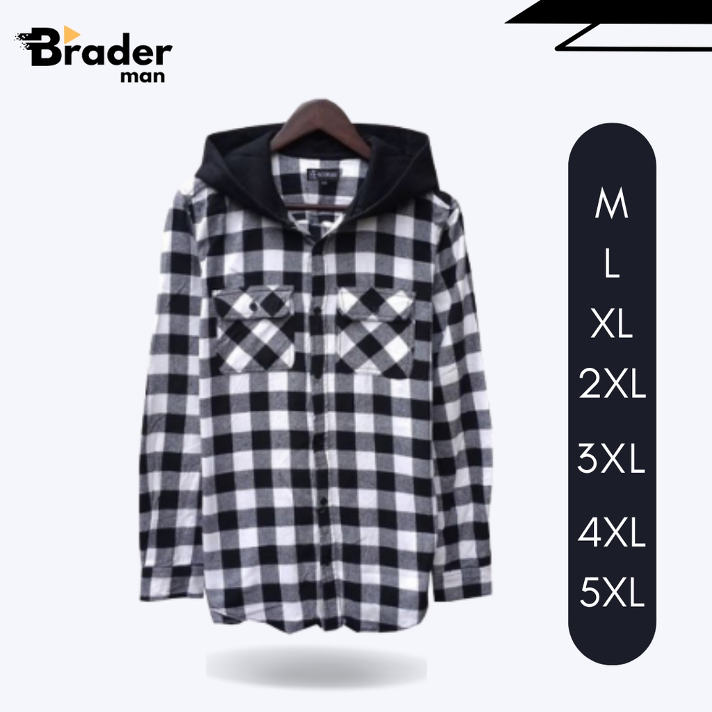 Jaket Hoodie Flannel