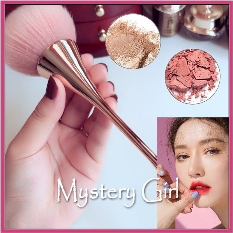 Kuas Make Up Powder Brush / Makeup Brush Blush On Mermaid Foundation / Kuas Kosmetik Bedak / Make Up Tools