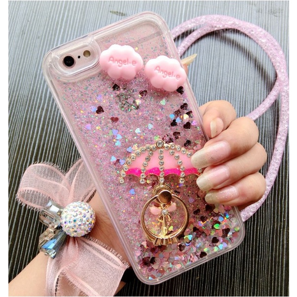 Water Glitter blink case Oppo A31 2020 A53 A74 4G 5G A76 A96 Reno 4F 5F 6 4G a57 2022 7 a16k a16e a17