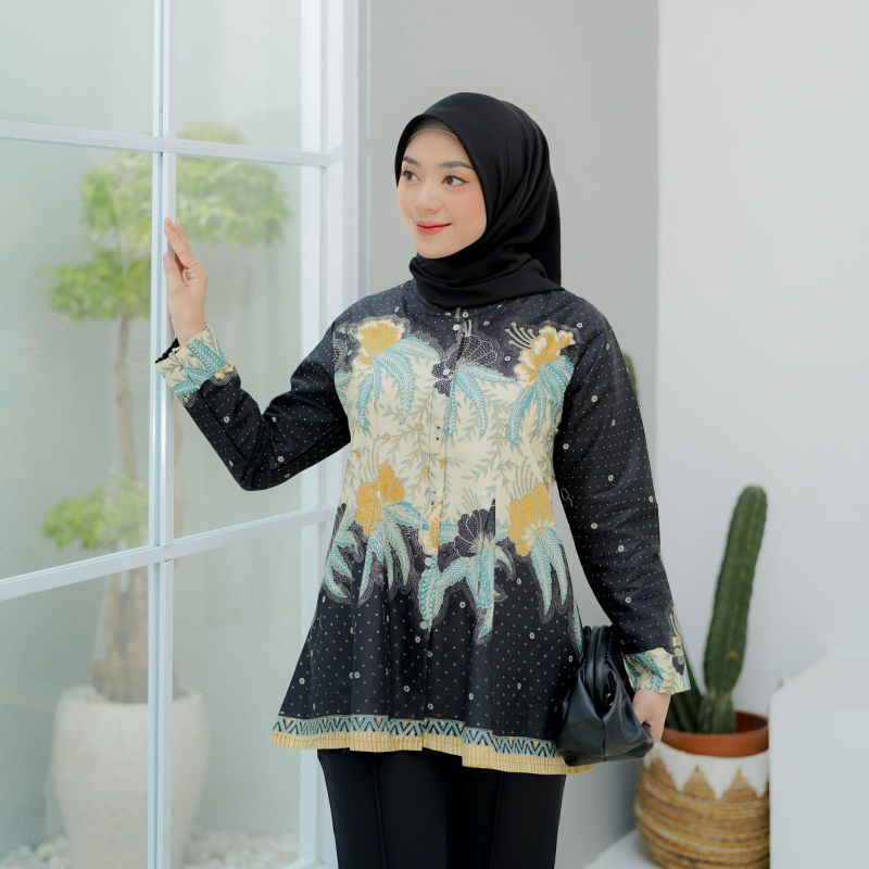 atasan batik wanita atasan batik blus batik kanza