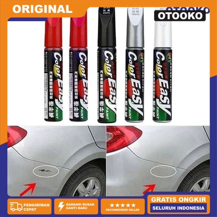 Color Easy Cat Spidol Penghilang Baret Lecet Mobil Motor Car Paint Pen