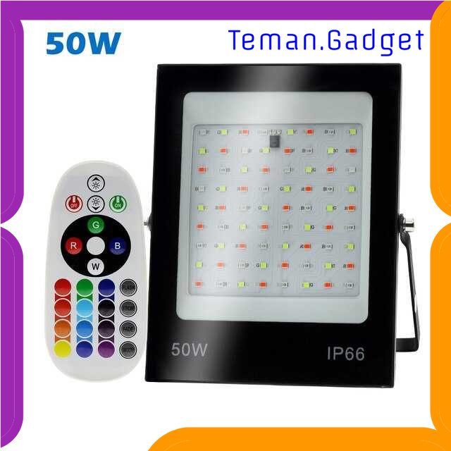 TG-LMP Green Wisdom Lampu Sorot LED Flood Light RGB - GW50