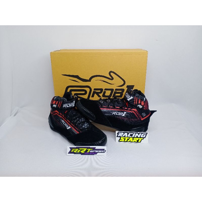 NEW ARRIVAL SEPATU ROB1 DRAG EVO RED BLACK 100% ORIGINAL