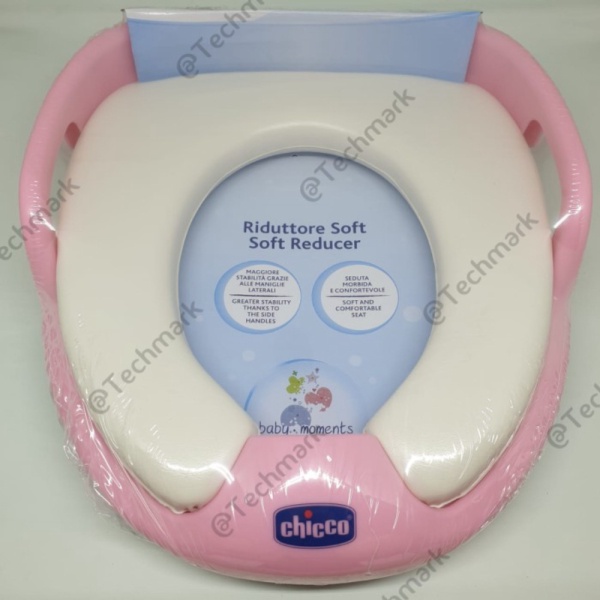 Promo BK004 Alas Duduk Kloset Anak Potty Training Chicco Original Potty Seat - Merah Muda Diskon