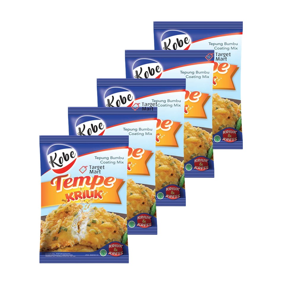 

5PCS Kobe Tepung Bumbu Tempe Kriuk Kemasan Kecil