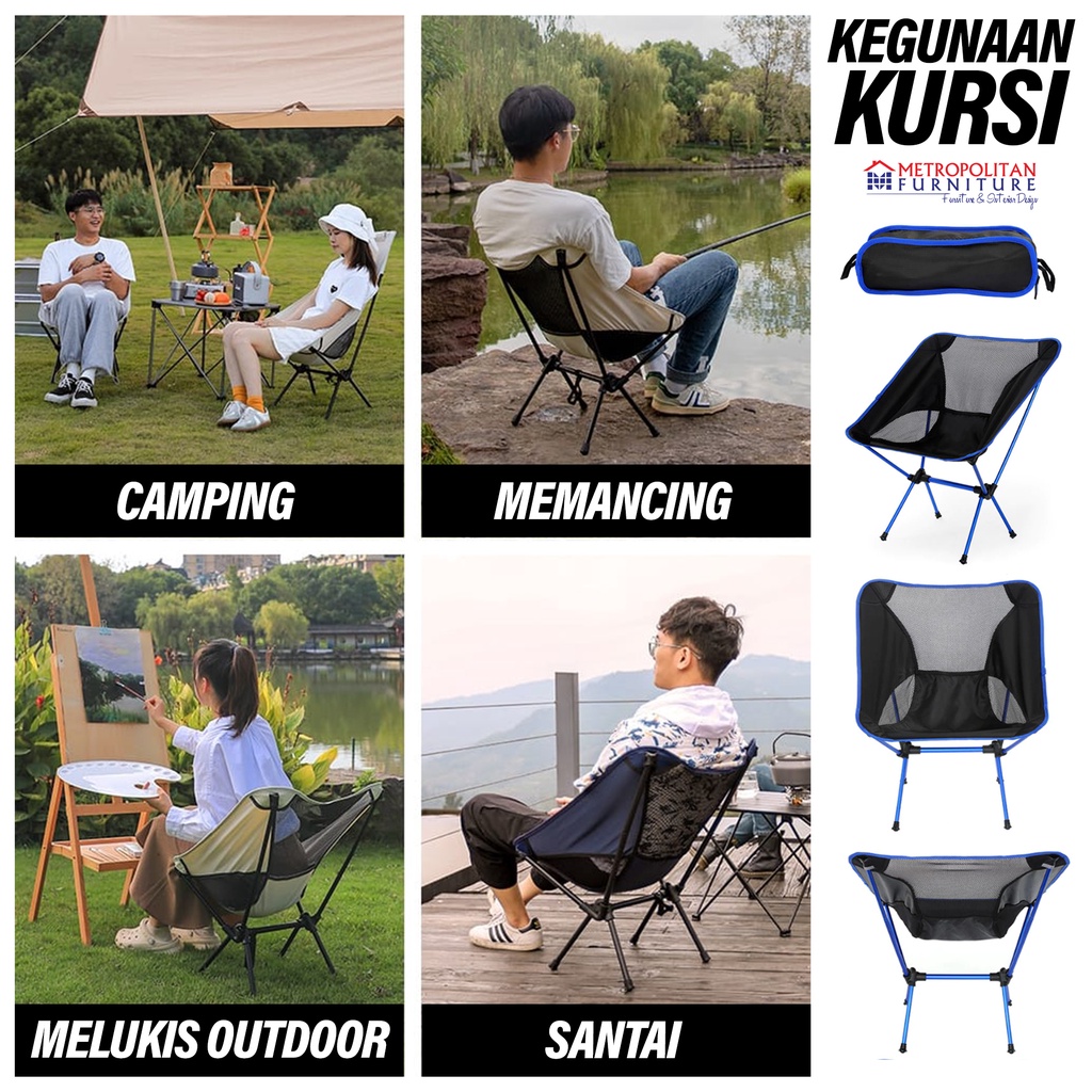 Kursi Camping Outdoor Memancing Camping Chair