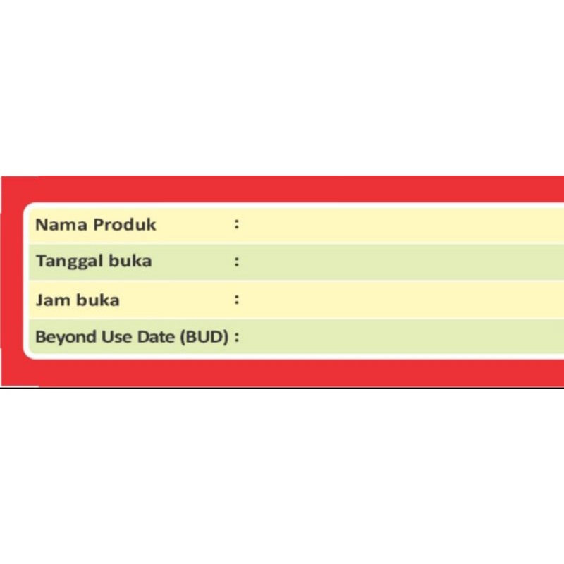 

Stiker Untuk Label BUD Beyond Use Date kecil