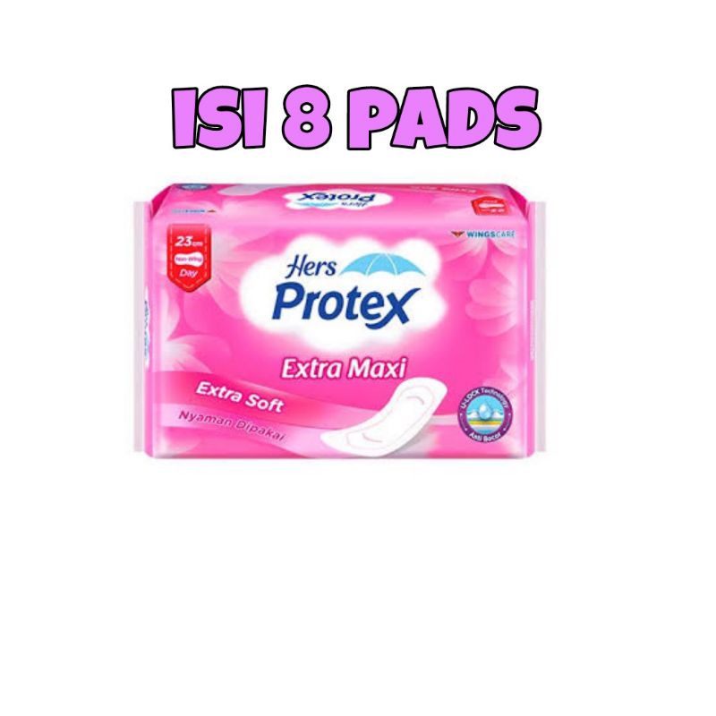 Hers Protex 8 pads Extra Maxi / Hers Protex Extra Maxi / Hers Protex Day