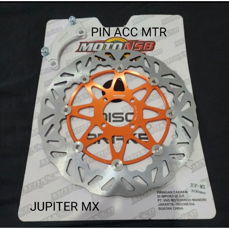 PIRINGAN DISC CAKRAM REM DEPAN MODEL COPY KTC UK 300MM PLUS BREKET JUPITER MX OLD JUPITER MX NEW PNP