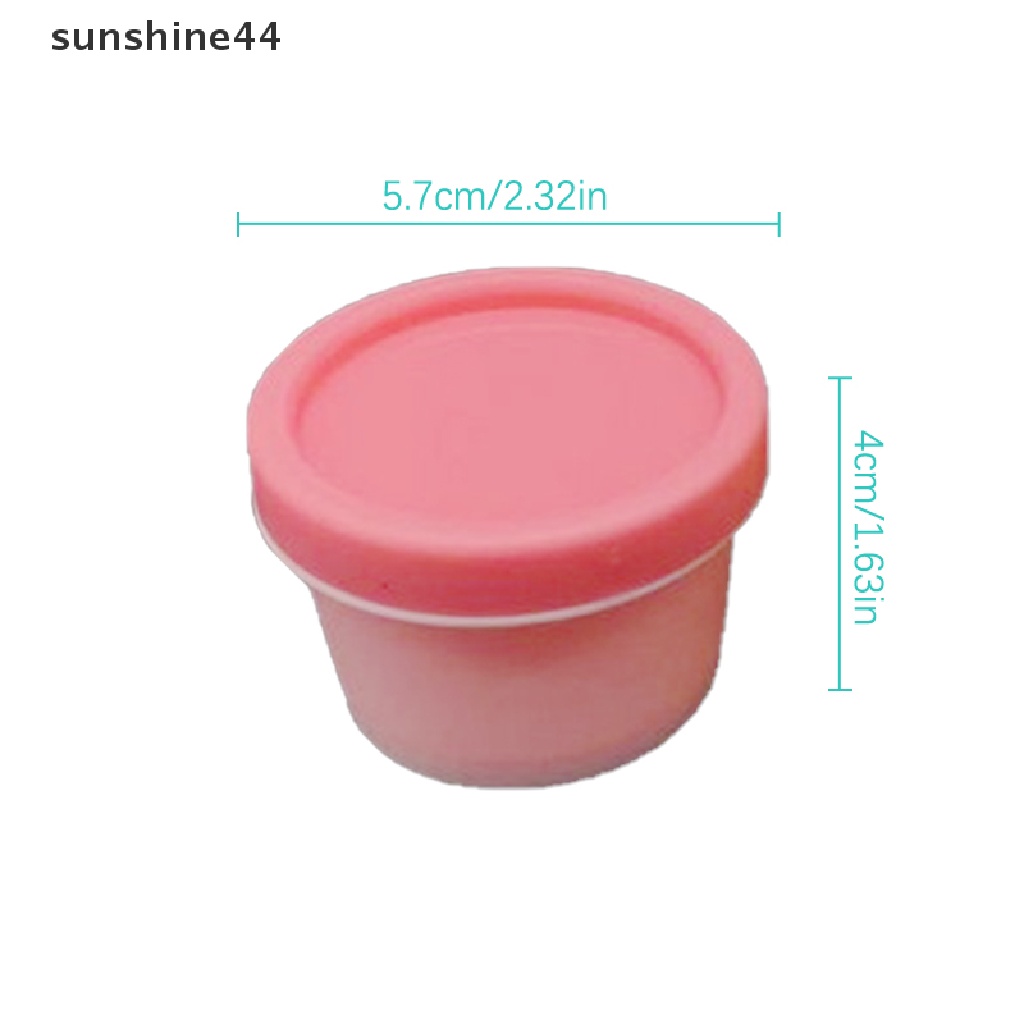 Sunshine 1Pc Botol Plastik Kosong Isi Ulang Portable 50g Untuk Travel