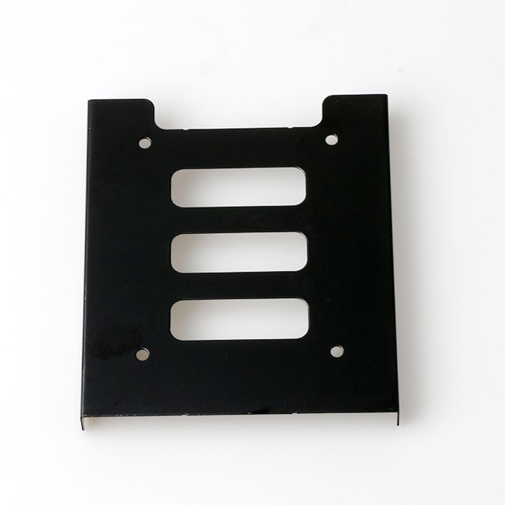 Komputer SSD HDD Case Metal Bracket Adapter 2konverter Rak Hardisk 5sampai3 5 Inch Dengan Sekrup Harddisk Desktop PC Aksesori