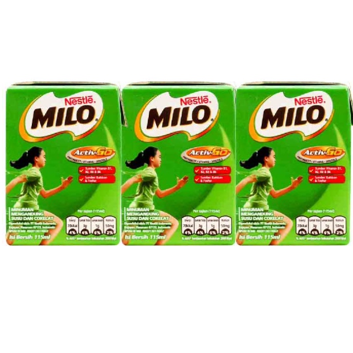 

Milo uht Active go 110mL || pcs