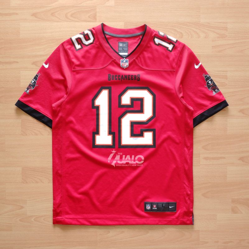 Jual Jersey Pria N K Men NFL Tampa Bay Buccaneers 12 Brady Jersey Red 2