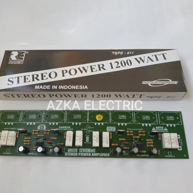 Kit Driver Power Amplifier Stereo 1200W