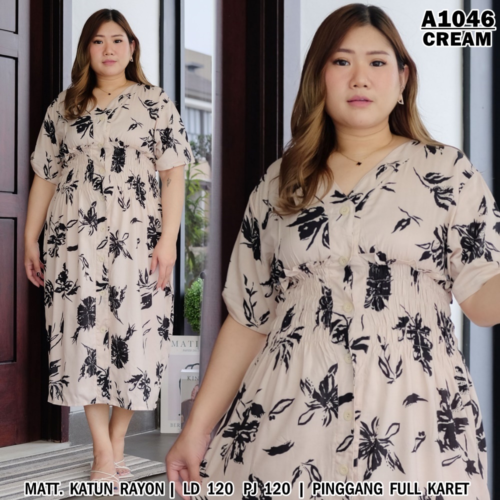 UNION11- DRESS WANITA JUMBO XXXL / DRESS WANITA JUMBO LD 120 CM / MAXI DRESS WANITA LD 120