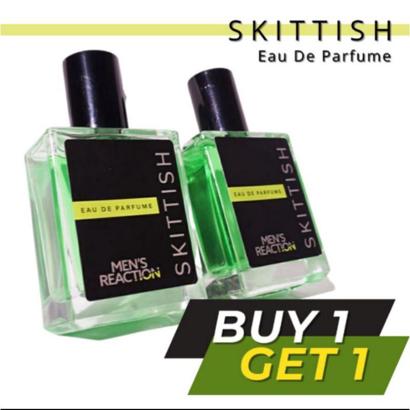 Promo parfum pria MEN'S REACTION SKITTISH original terpopuler terlaris