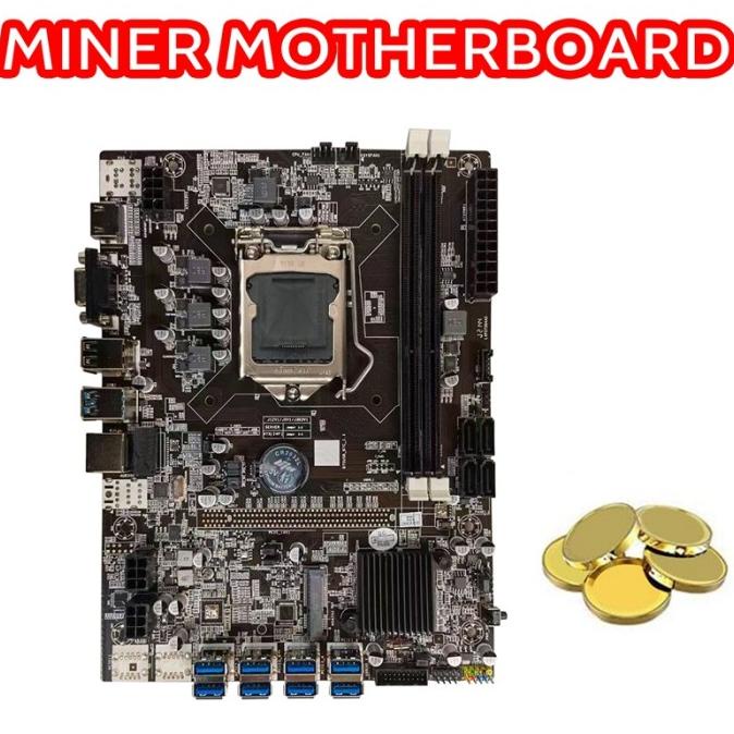 Ui270 B75 Btc Mining Motoard Random Cpu Support 2Xddr3 Msata Usb