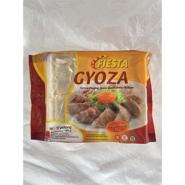 

Fiesta Gyoza Daging Ayam dan Udang olahan 10 potong 180gr