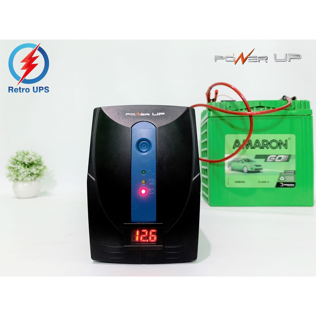 UPS Modifikasi Aki External Cooling Fan Power UP 700VA 12V Garansi