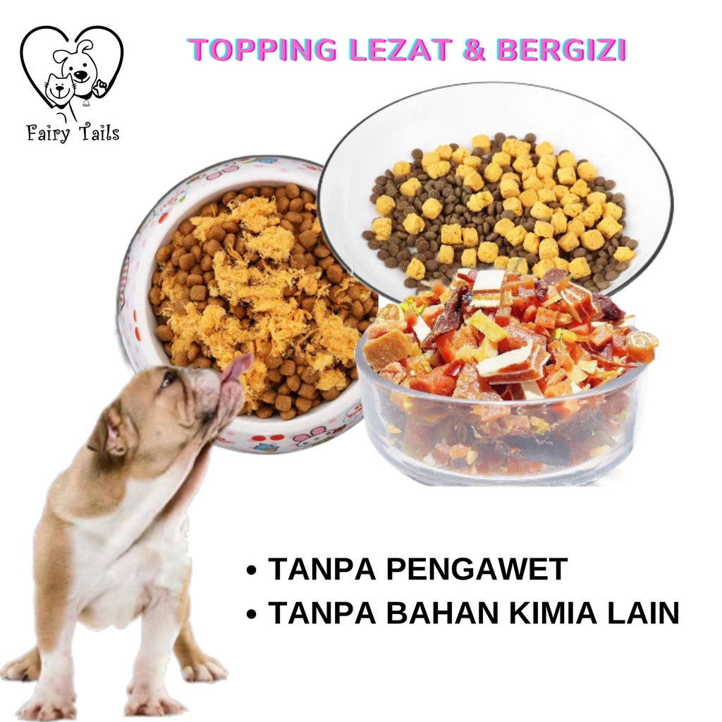 [Premium German Quality] Topping Makanan Rupert's Choice Dari Daging Sayur Buah Segar Untuk Anjing Anabul Toping Suplemen Tambahan Pelengkap Bergizi Untuk Menambah Nafsu Makan / Food Topper For Dog Fresh Meat Fruit and Vegetables