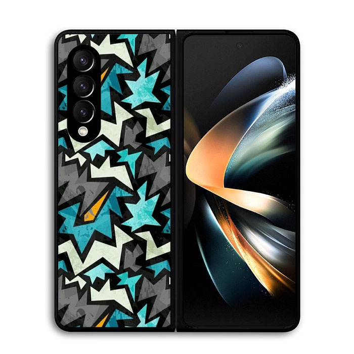 Case Casing Softcase Cover Samsung Galaxy Z fold 3 4 Graffiti Art B0724