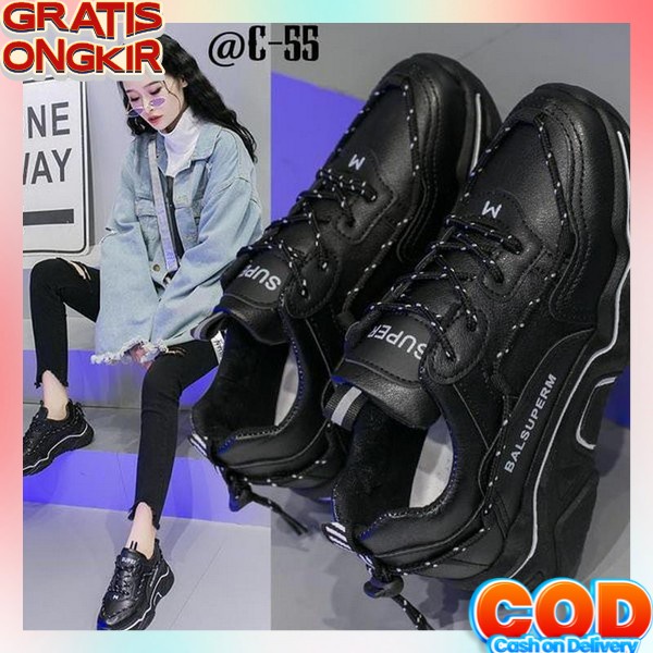Sneakers Wanita Murah Sepatu Wanita Import Sepatu Casual Cewek Sepatu Sneakers Sneaker Spatu Putih P