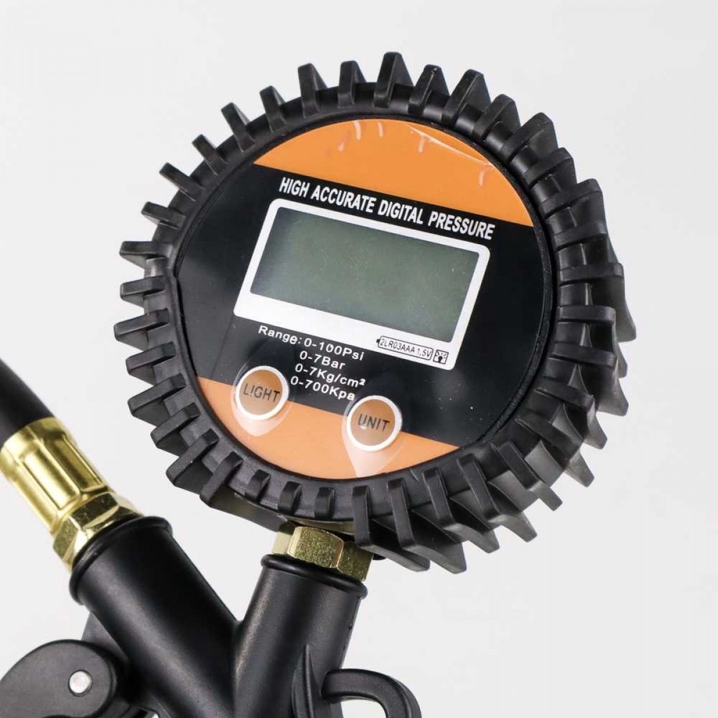 Digital Tire Pressure Gauge Pembaca Tekanan Angin LCD - DP-201