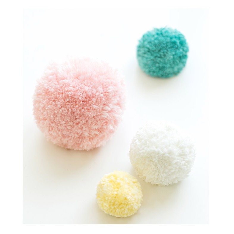 Pom-pom Maker / Alat Membuat Pom-pom Set 4 Ukuran