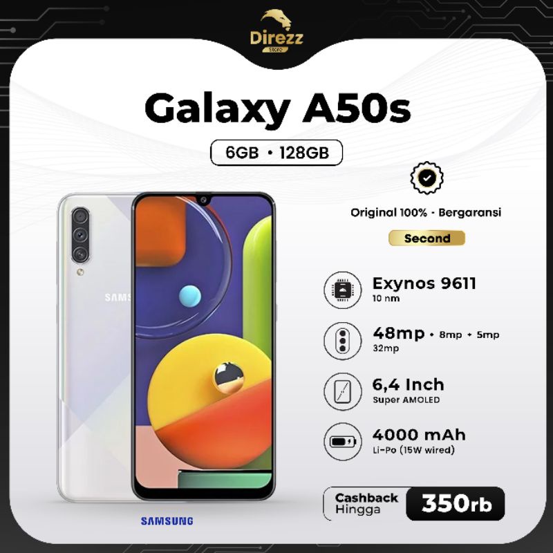 Samsung Galaxy A50s 6 128gb second mulus