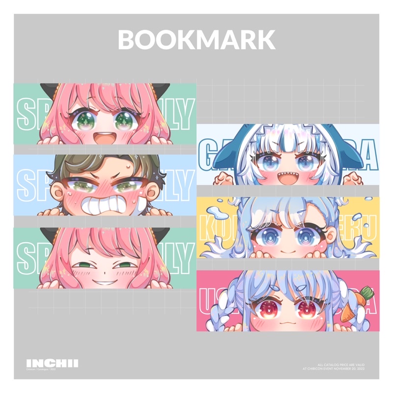 

Bookmark peek a boo SpyxFamily/Hololive
