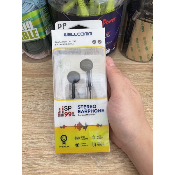 Headset Stereo Earphone Wellcomm SP99