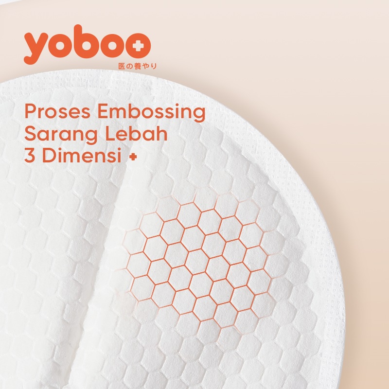 [Baby Friendly] YB-0006 Yoboo Breast Pad Penyerap ASI 30 Sheet / Pembalut Payudara untuk Ibu Menyusui