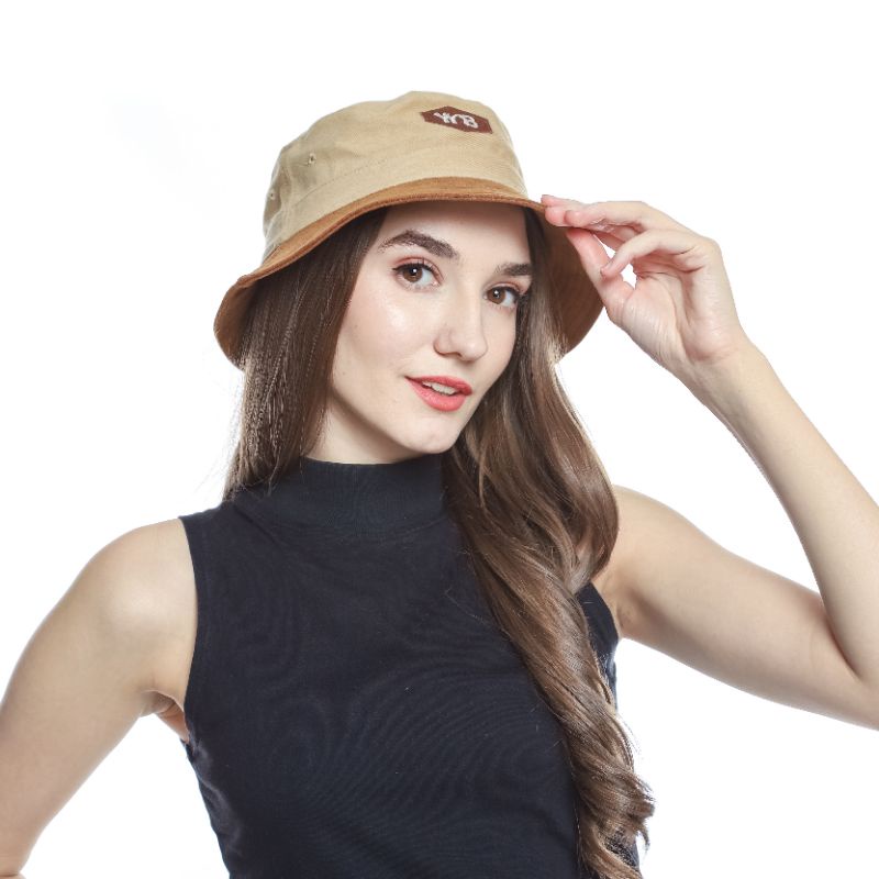 Topi Bucket Hat Summer Original - Bucket Hat corduroy Casual