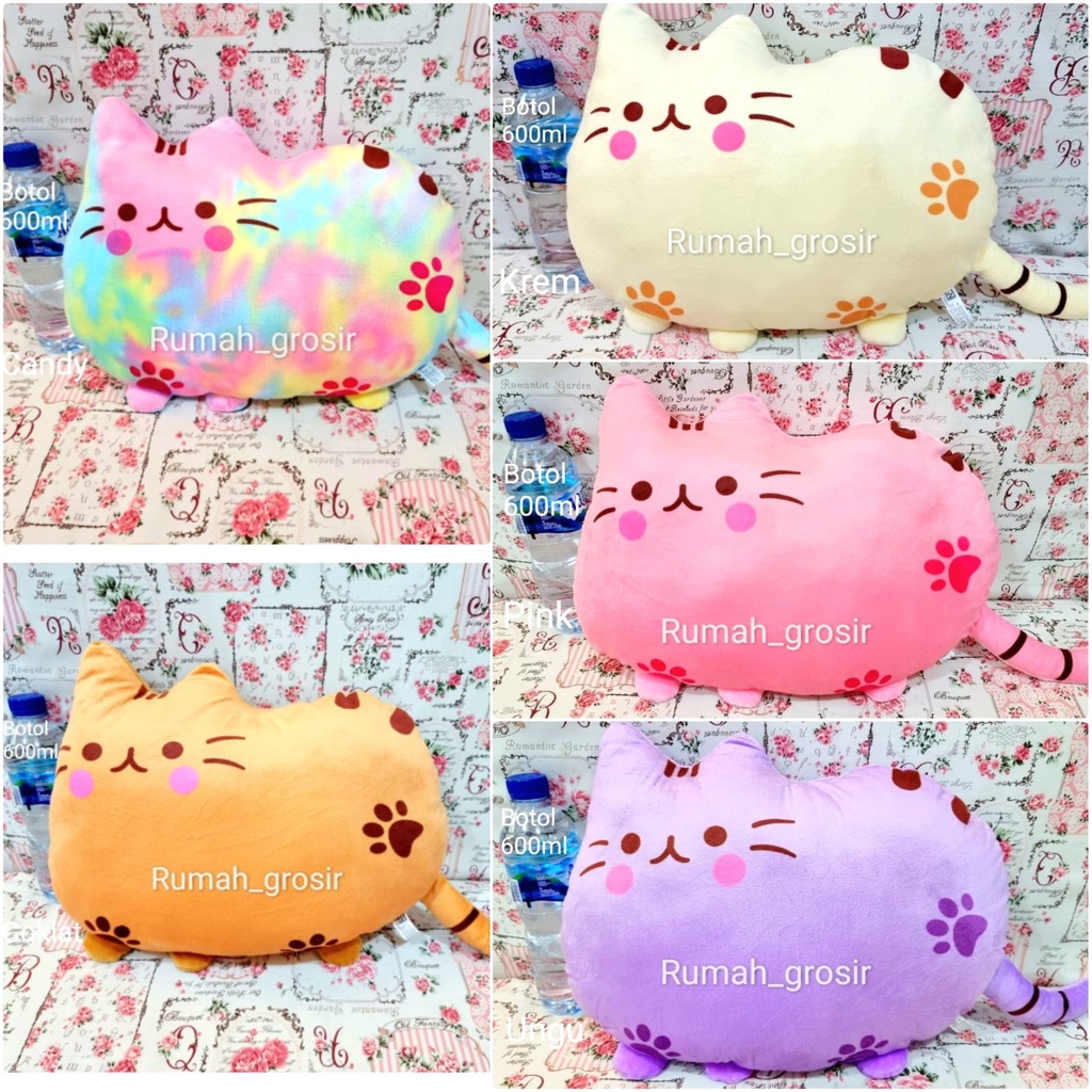 Bantal Boneka Kucing Cat Pusheen Lucu
