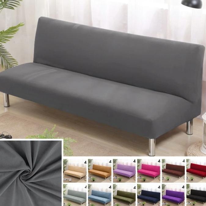 cover sofa bed / sarung sofa bed polos size M