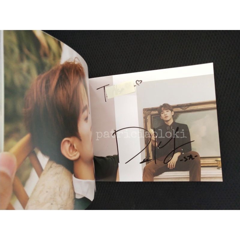 Real Signed Page Seventeen DK Dokyeom from An Ode The Poet ver Album svt attacca your choice be face