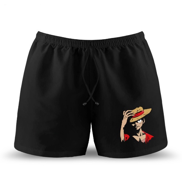 BOXER - CELANA BOXER PRIA POLOS One Piece Luffy