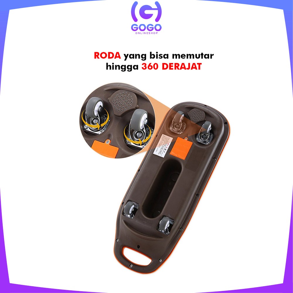 GOGO-M194 Mainan Mobil Mobilan Anak Dorong Kapal Selam Ada LED MUSIK Otoped Skuter Duduk Scooter Anak