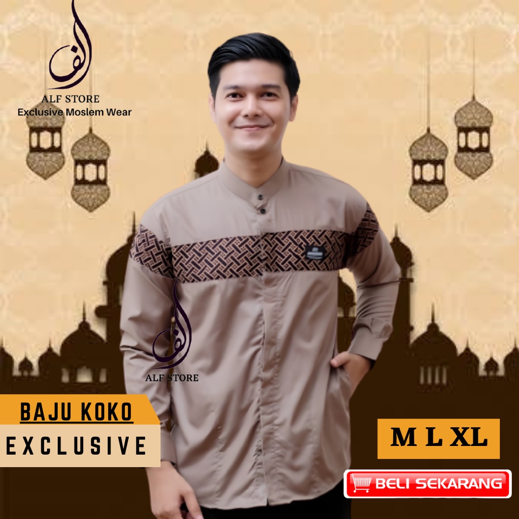 Koko syubbanul muslimin koko azzahir koko baju Kemko Original Katun Toyobo