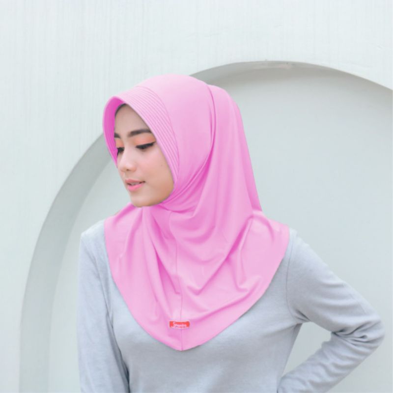 PROMO  HIJAB INSTAN SHAMIRA /HIJAB SPORTY / KERUDUNG Khimar Instan Olahraga / Hijab Sporty Pet Bahan