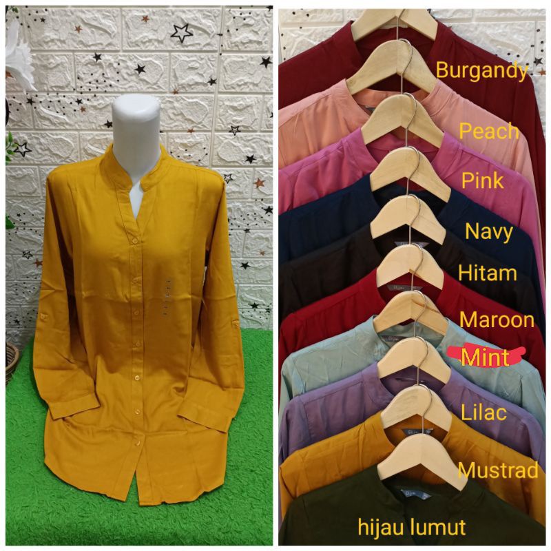 Tunik St Yves kerah V ORIGINAL branded matahari
