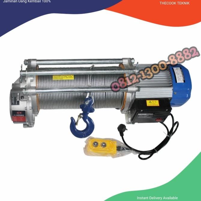 (Tct) Katrol Mini Listrik 1,2 Ton X 50 Meter / Electric Hoist 1200Kg
