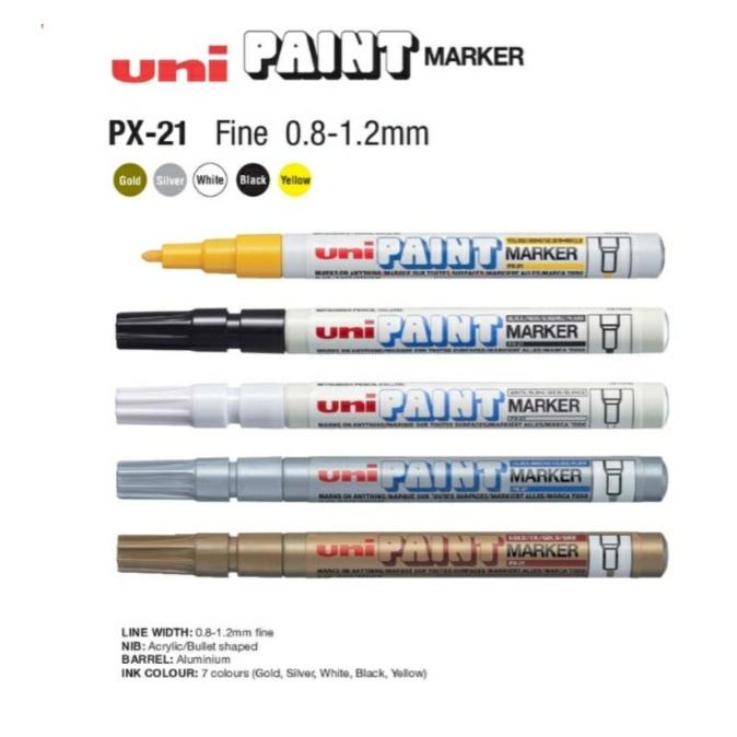

Discount Uni Paint Marker PX-21 Permanent /ALAT TULIS AESTHETIC/ALAT TULIS SEKOLAH/ALAT TULIS SET/ALAT TULIS LENGKAP/ALAT TULIS ANAK/ALAT TULIS LUCU