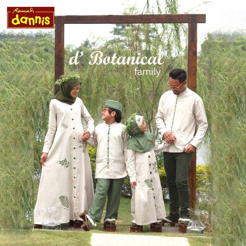 Dannis Anak Cewek & Cowok Sarimbit D'BOTANICAL