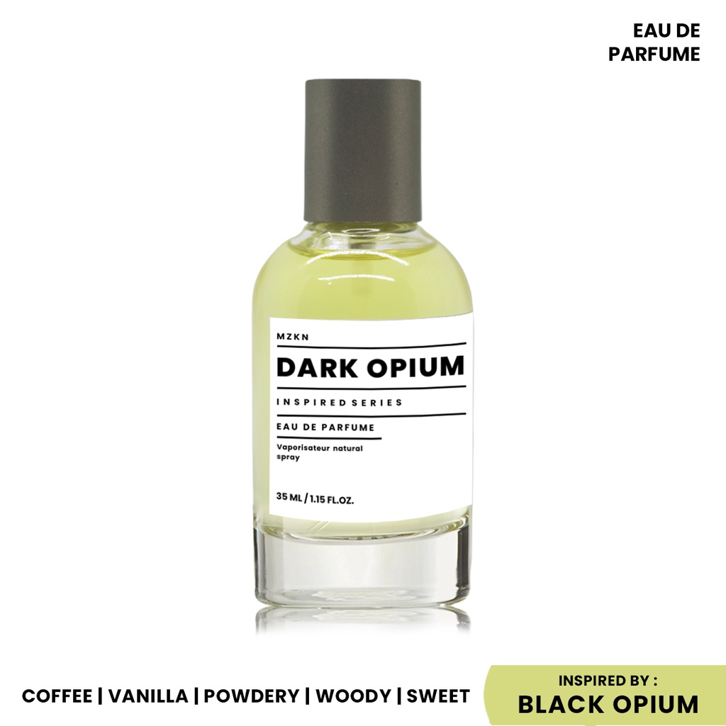 Parfum Inspired BLACK OPIUM By MZKN PARFUME | Parfum unisex pria dan wanita | Parfum tahan lama kualitas premium EDP