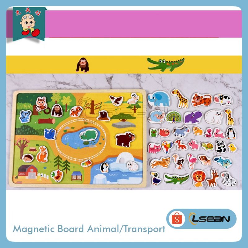 BABY TODLER MAGNETIC | MAINAN ANAK EDUKASI MAGNETIC PUZZLE BOARD