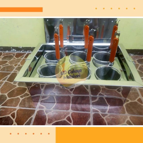 Dandang Mie Ayam 6 Lubang + Saringan Mie