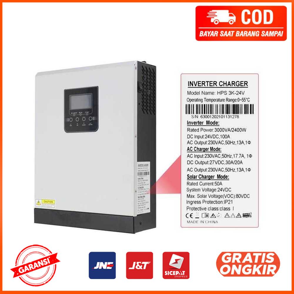 Inverter Solar Controller DC 24V to AC 230V 2400W HPS3K24V