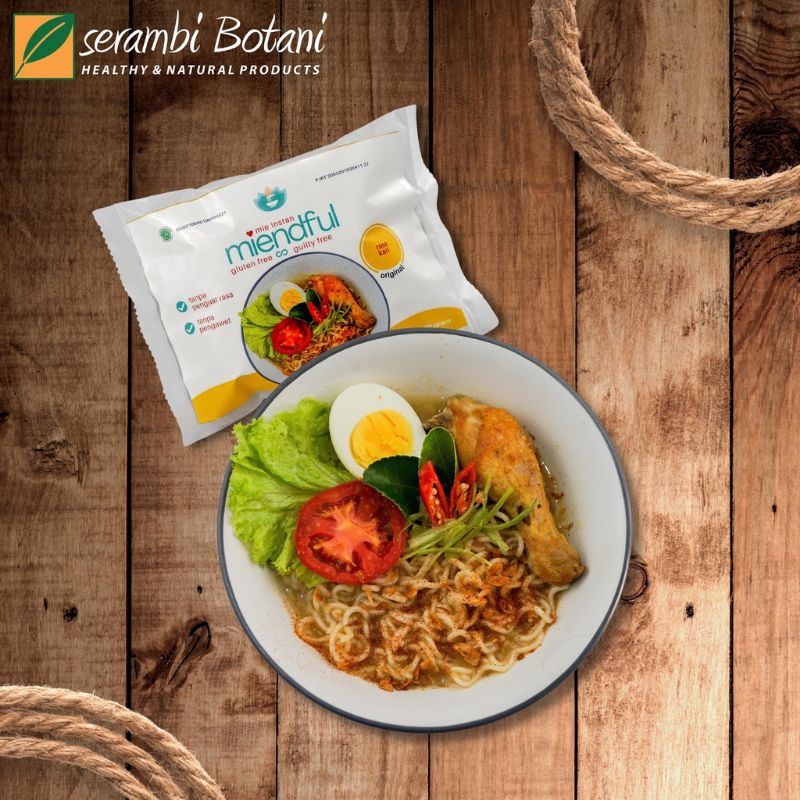 

Mie Instan Gluten Free Rasa Kari Original Sehat Miendful Serambi Botani