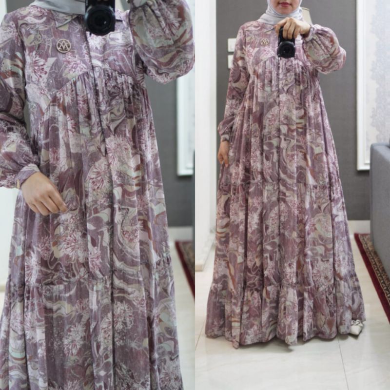 AURORA DRESS BY AMORI/DRESS AMORI TERBARU/GAMIS AMORI